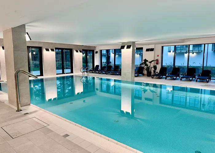 Apartmán Luxury B201 Z Basenem, Sauna, Jacuzzi, Przy Samej Plazy - 5d